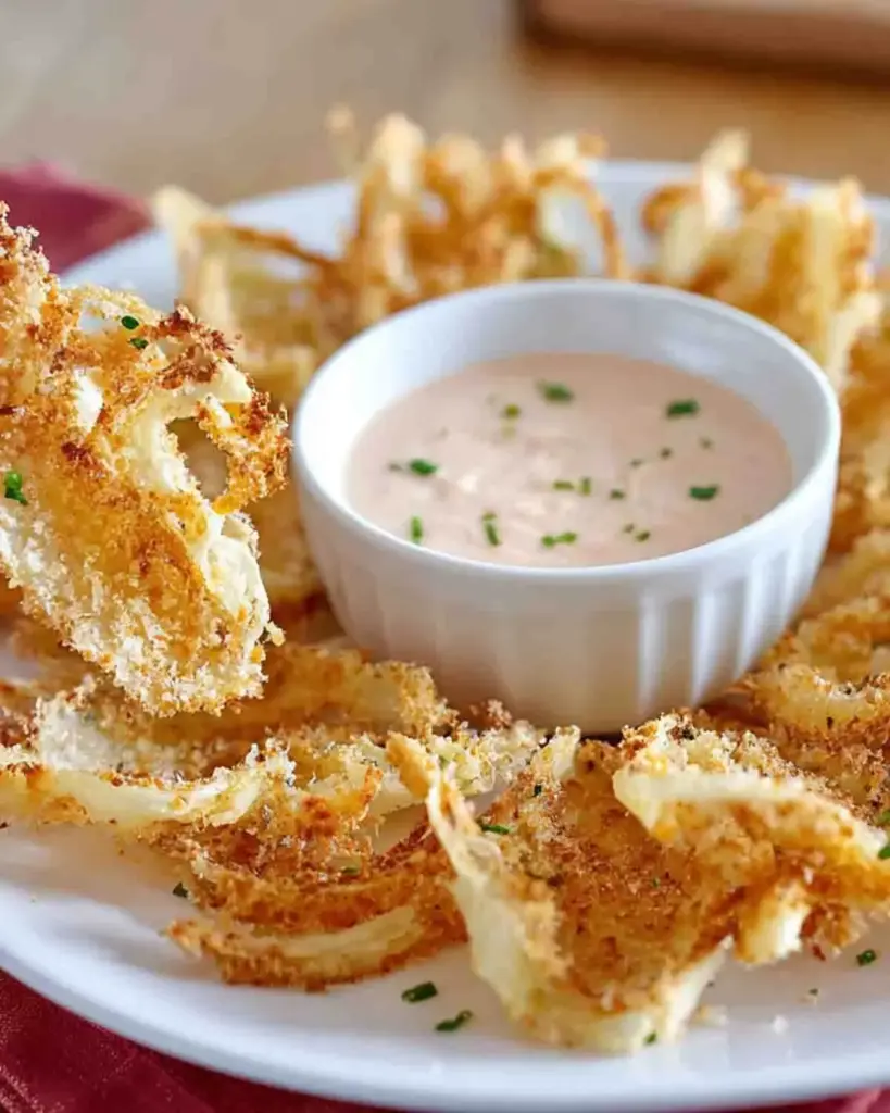 Air-Fryer Crispy Onion Petals