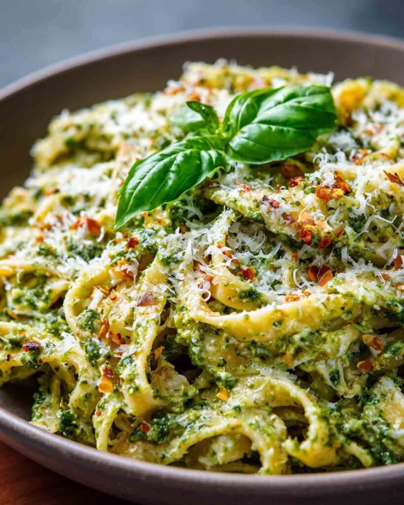 Creamy Pesto Pasta: A Harmony of Freshness and Indulgence
