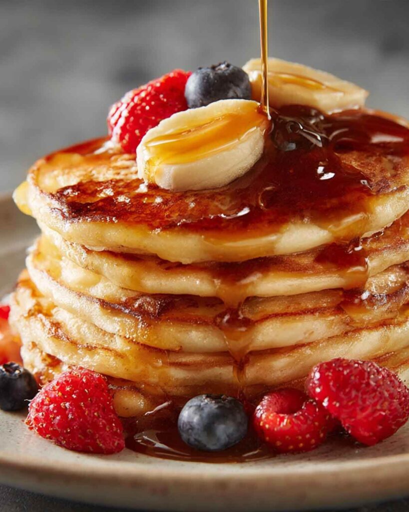 Fluffy Pancakes Delight: A Heavenly Breakfast Treat!