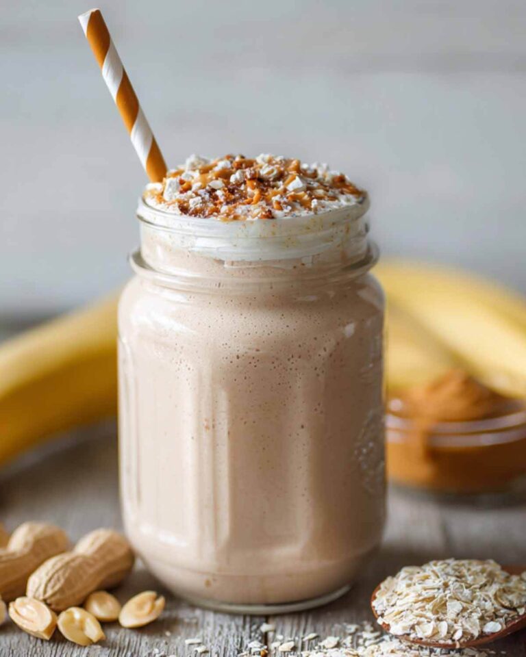 Nutty Goodness: Healthy Protein Peanut Butter Smoothie