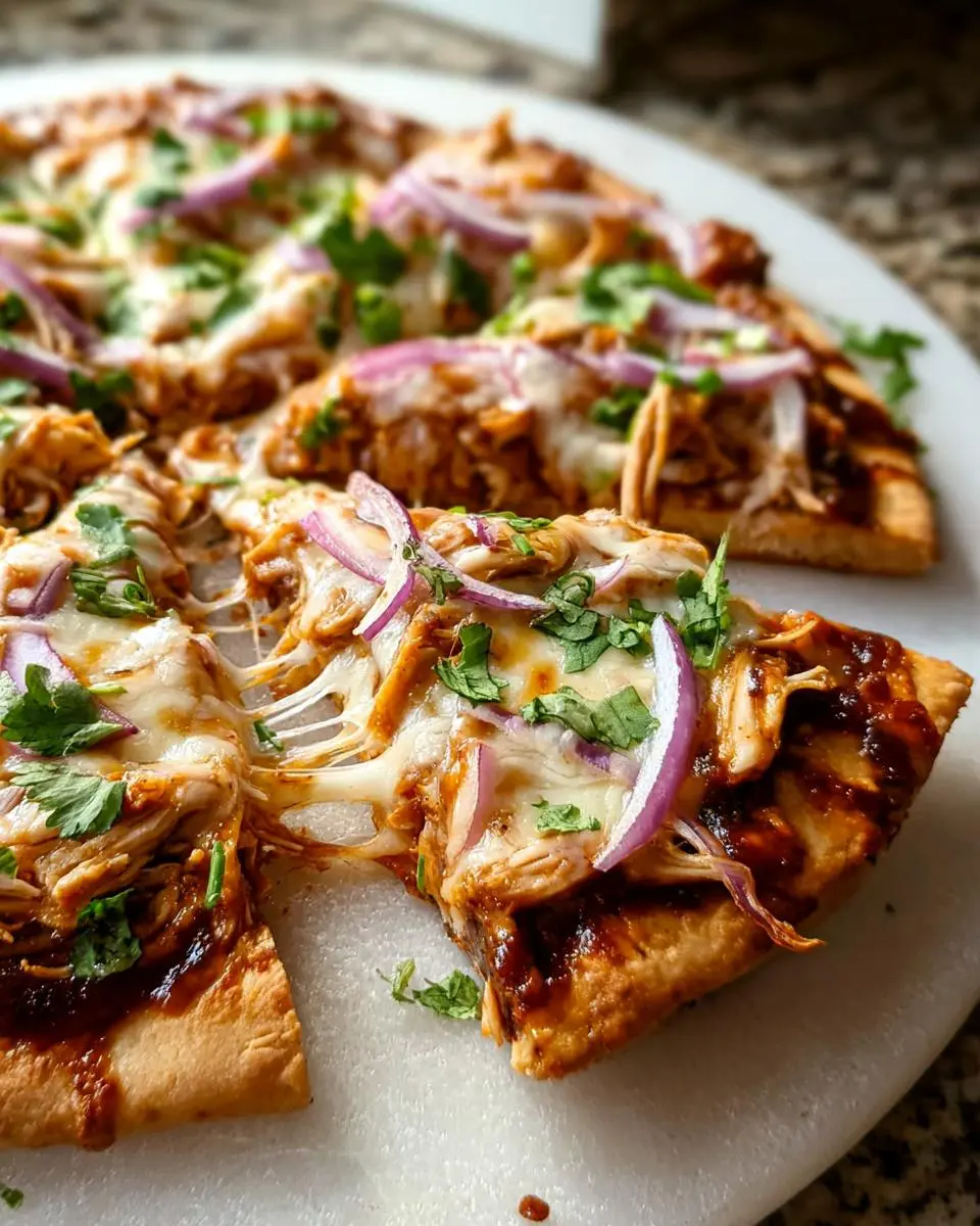 BBQ Chicken Flatbread Recipe 2 BBQ Chicken Flatbread Recipe
