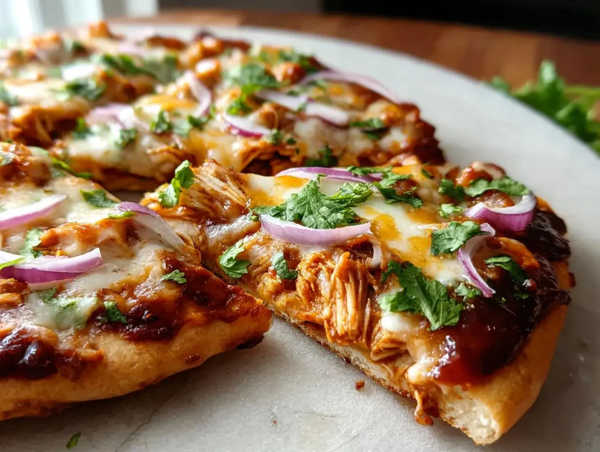 BBQ Chicken Flatbread Recipe