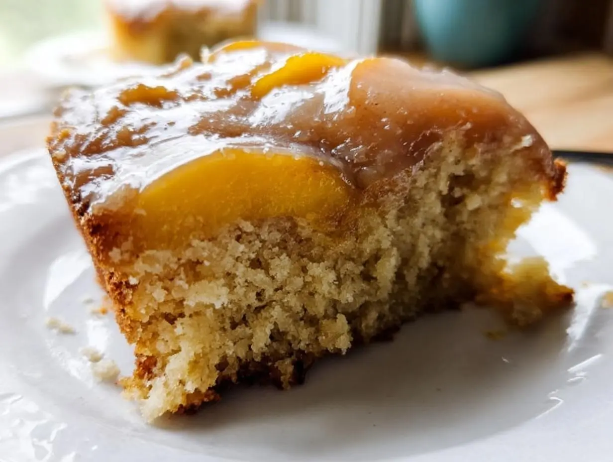 Brown Sugar Peach Cake 3 Brown Sugar Peach Cake