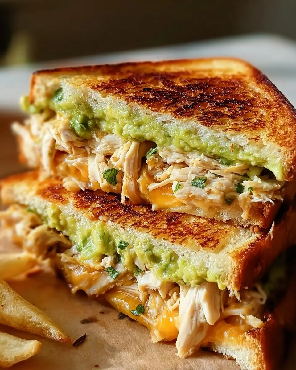 Chicken Avocado Melt Sandwich 1 Chicken Avocado Melt Sandwich