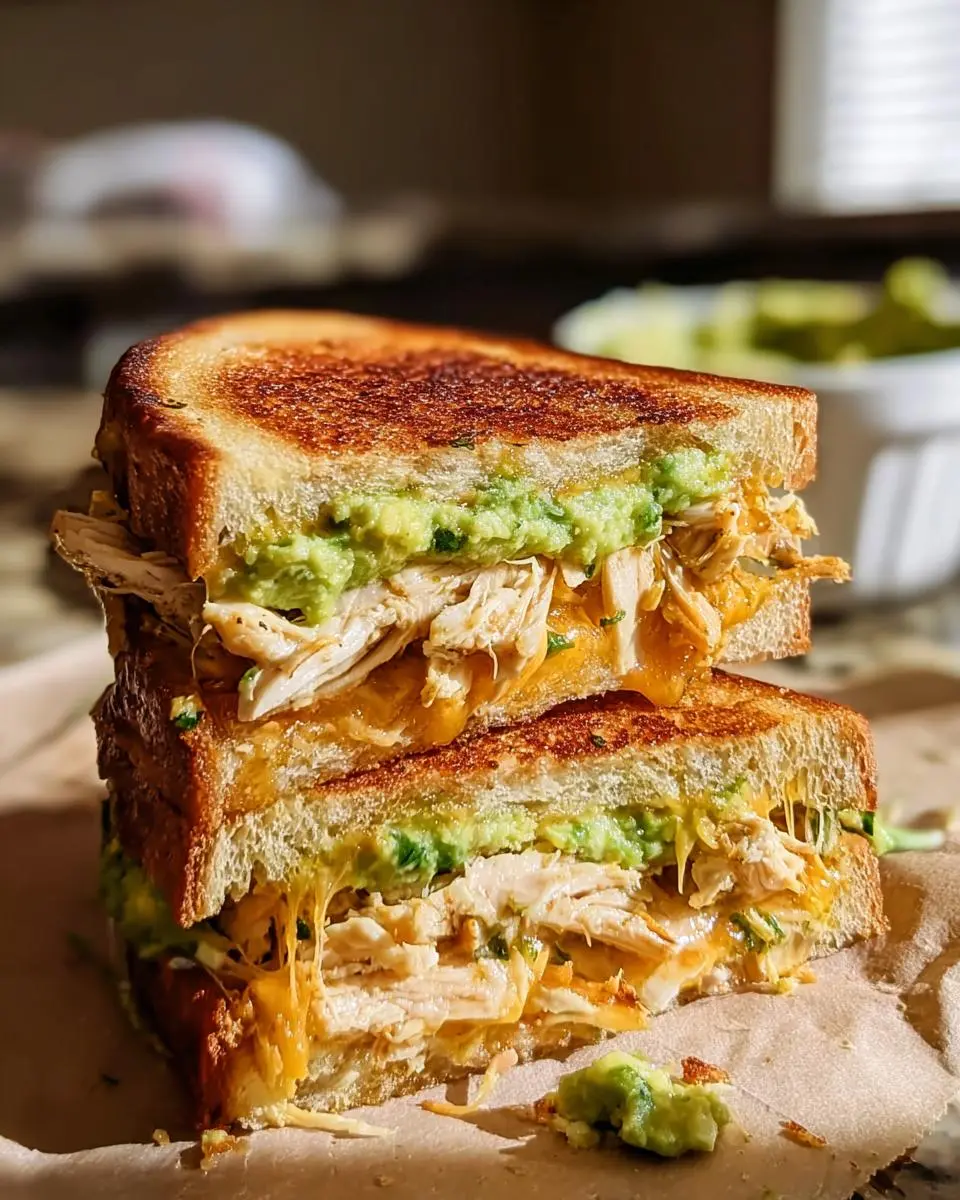 Chicken Avocado Melt Sandwich 2 Chicken Avocado Melt Sandwich