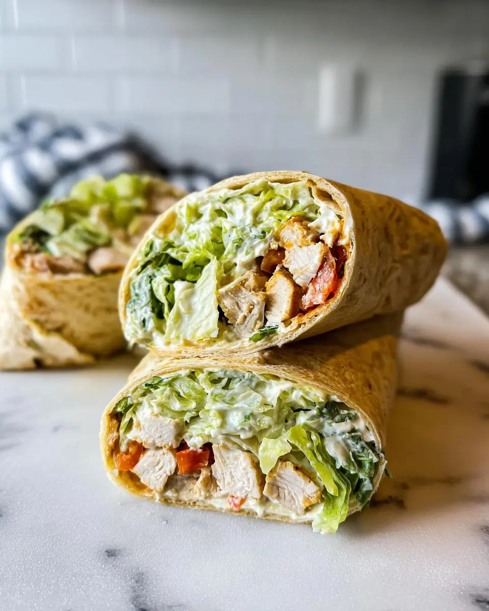 Chicken Caesar Wrap Triumph 1 Chicken Caesar Wrap