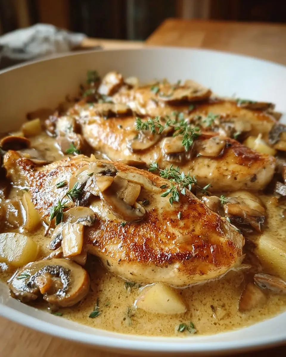 Amazing Chicken Normandy Recipe 2 Chicken Normandy or French Apple Cider Chicken