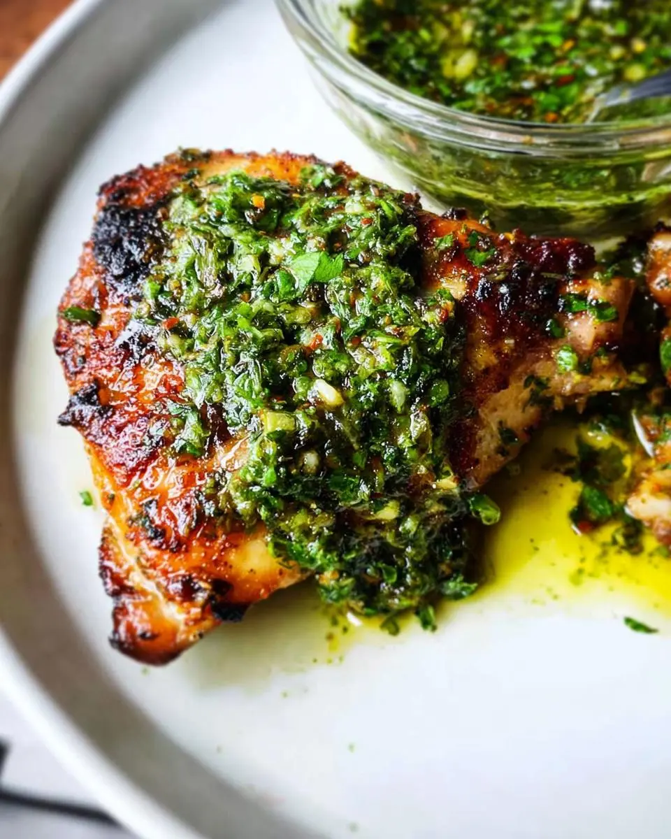 Chimichurri Chicken Thighs 1 Chimichurri Chicken Thighs