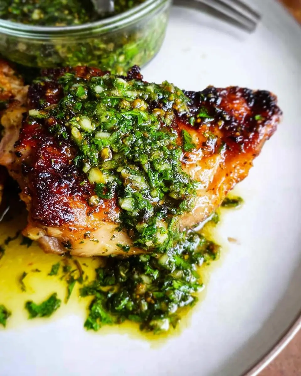 Chimichurri Chicken Thighs 2 Chimichurri Chicken Thighs
