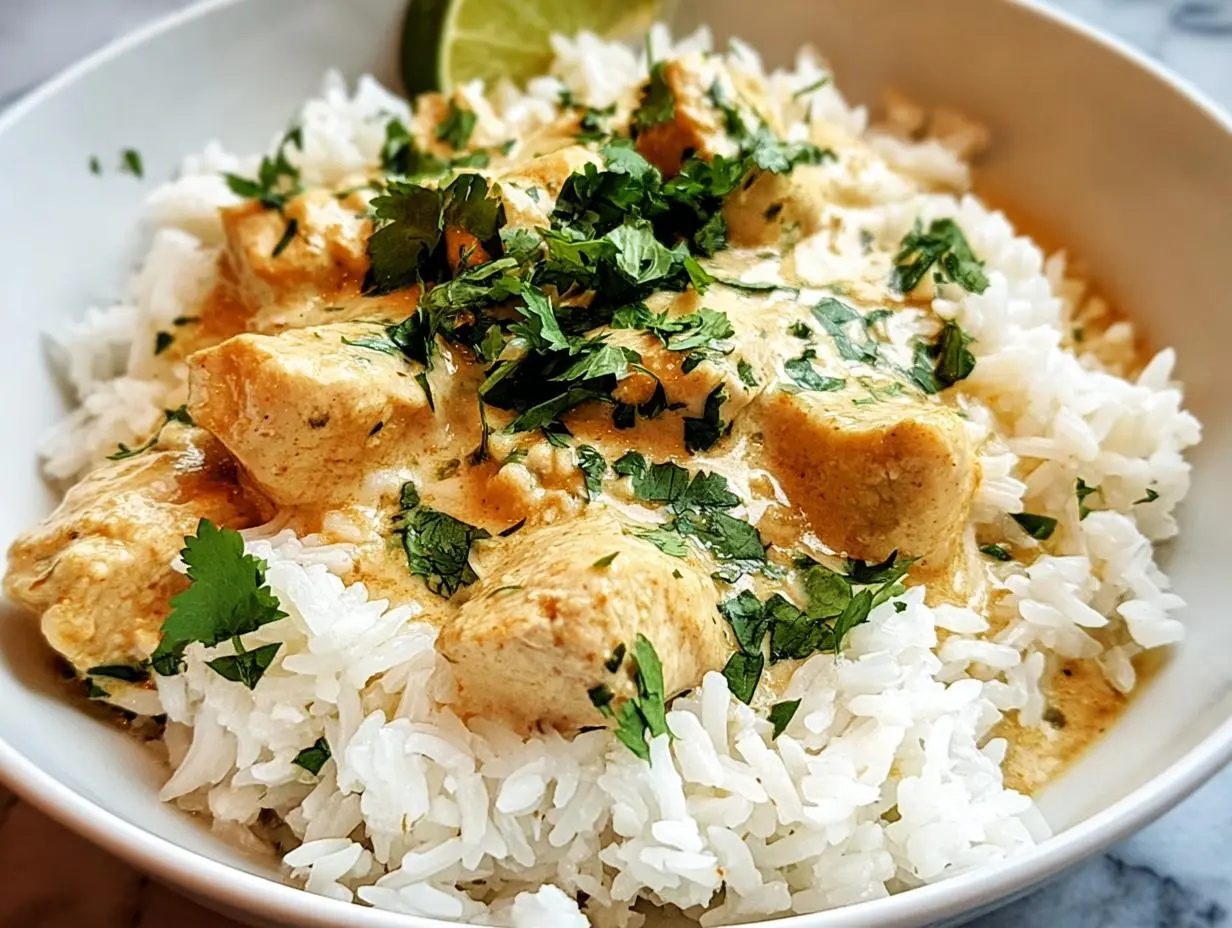 Coconut Chicken Rice Bowl