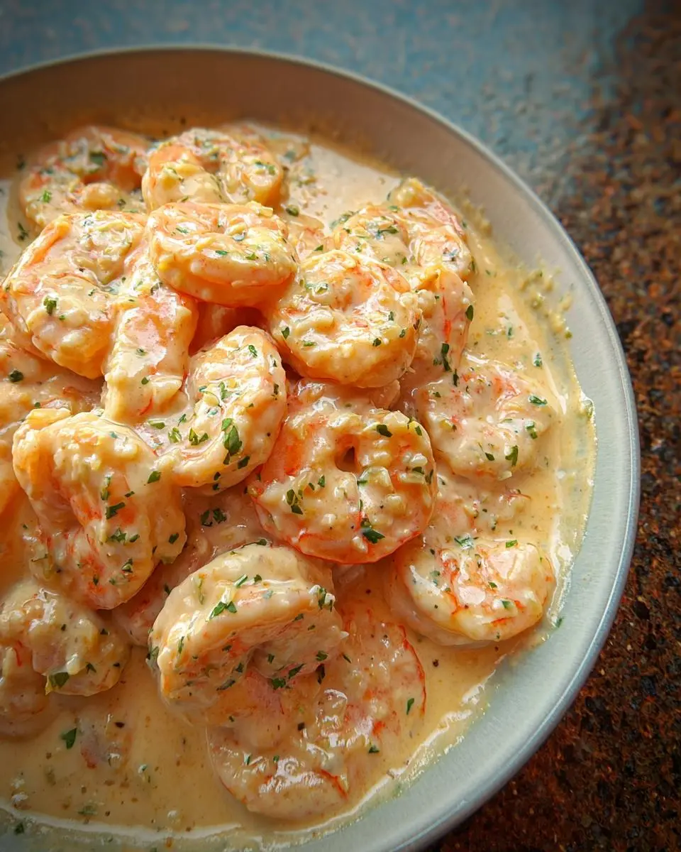 Creamy Garlic Shrimp 1 Creamy Garlic Shrimp