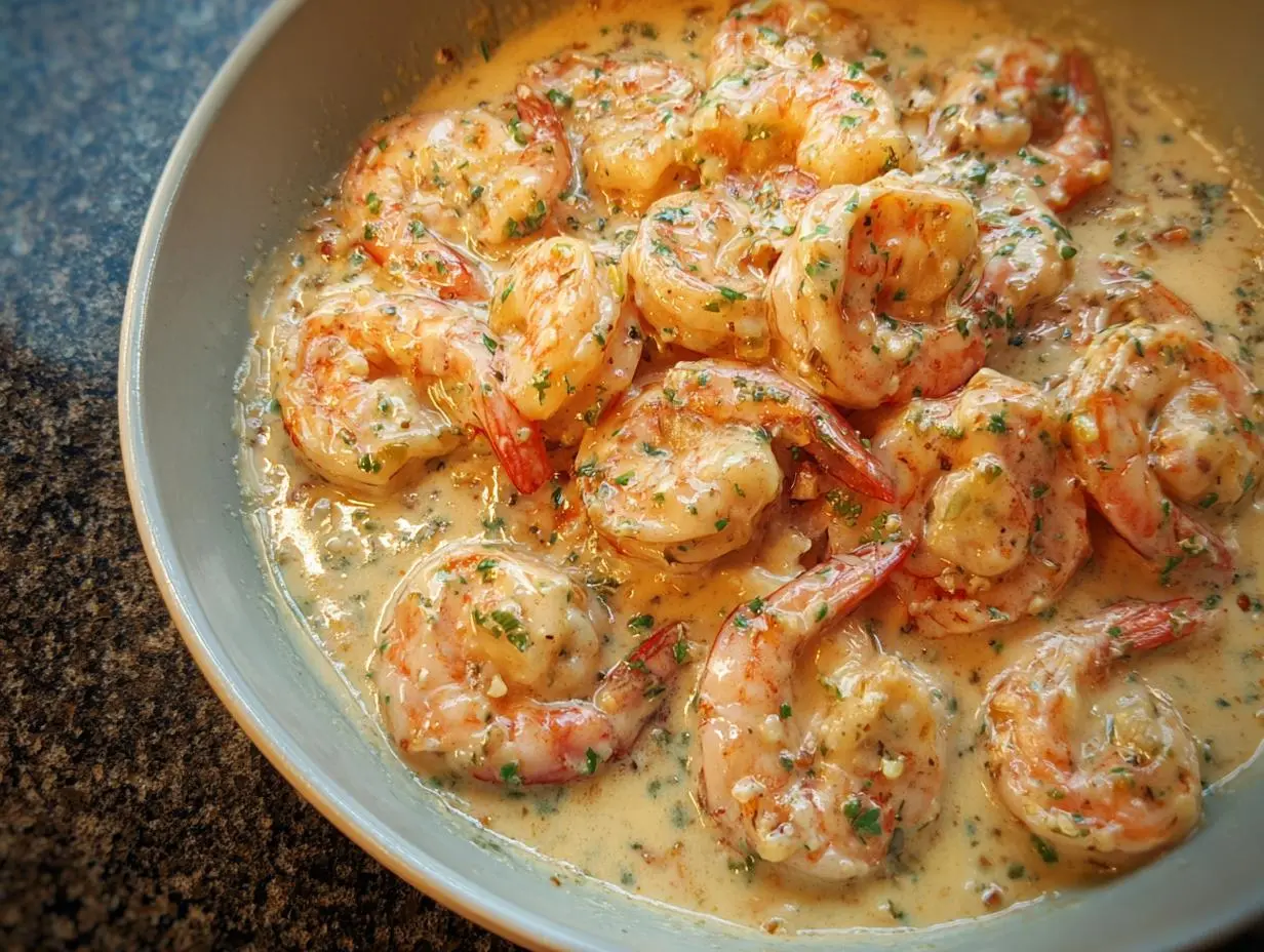 Creamy Garlic Shrimp