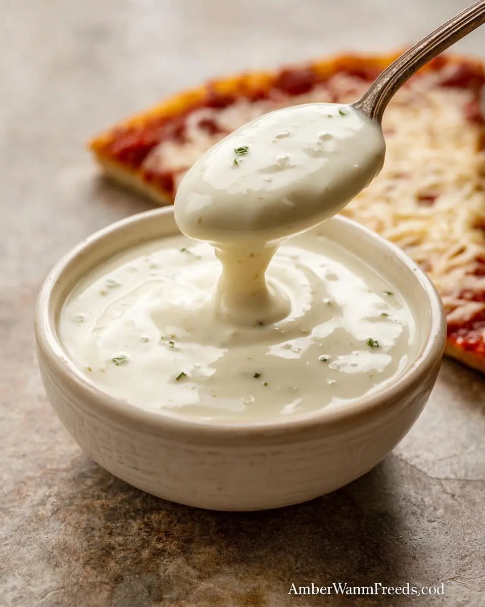 White Garlic Sauce for Pizza 1 Easy 10-Minute White Garlic Sauce for Pizza