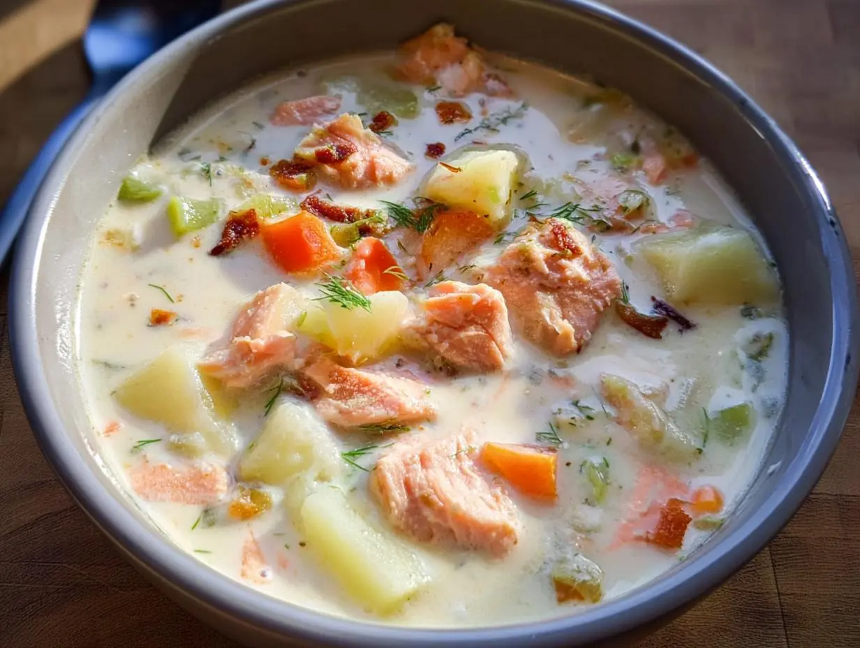 Easy Salmon Chowder Recipe