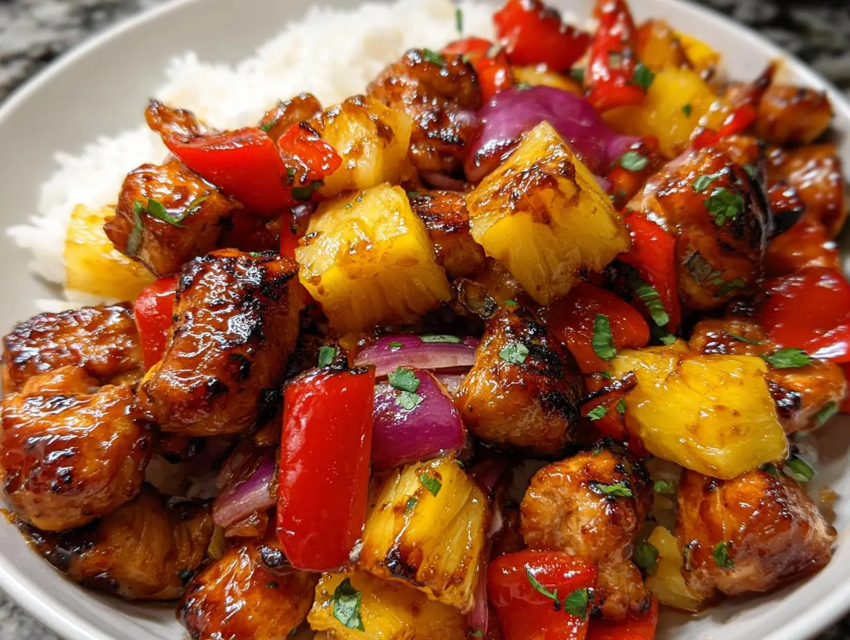 Hawaiian Chicken Sheet Pan