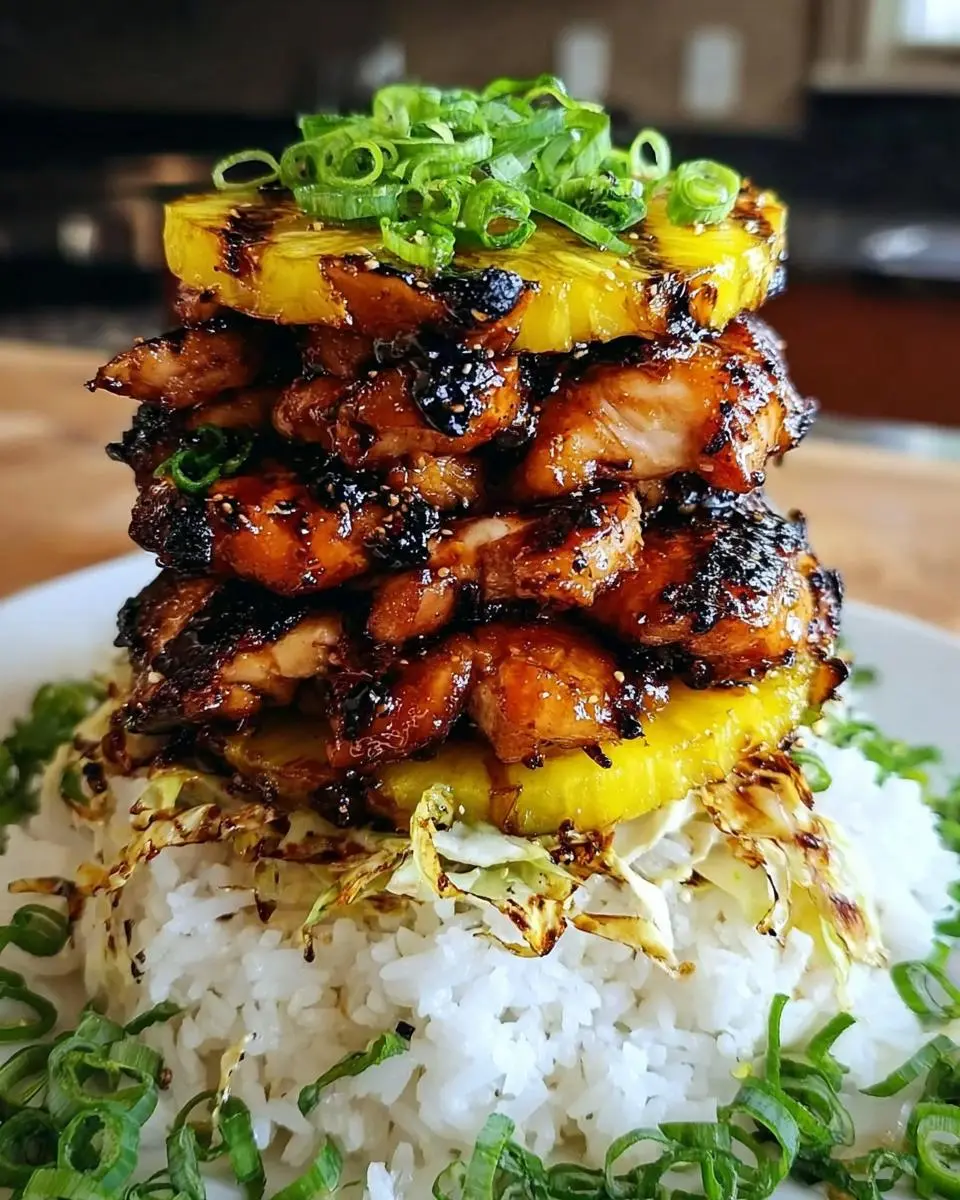 Hawaiian Huli Huli Chicken 2 Hawaiian Huli Huli Chicken Stack