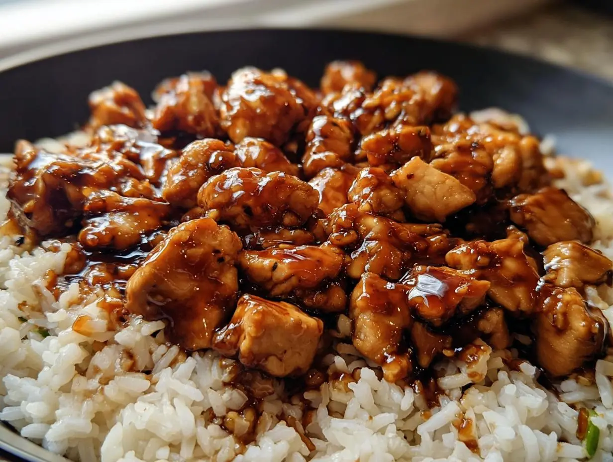 Honey BBQ Chicken Rice