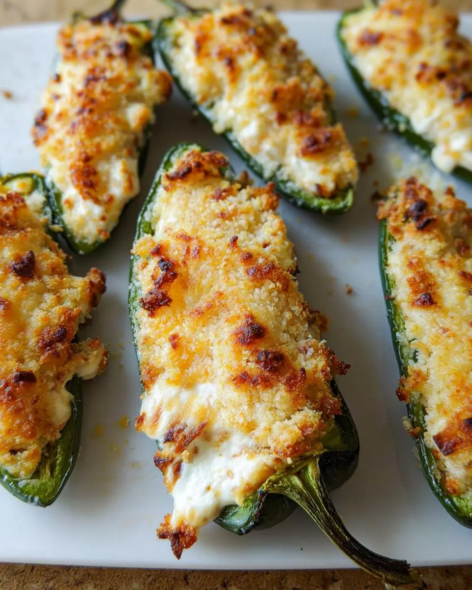 Baked Jalapeno Poppers 1 Jalapeno Poppers