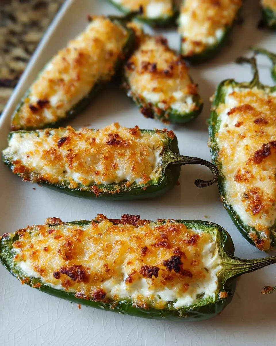Baked Jalapeno Poppers 2 Jalapeno Poppers
