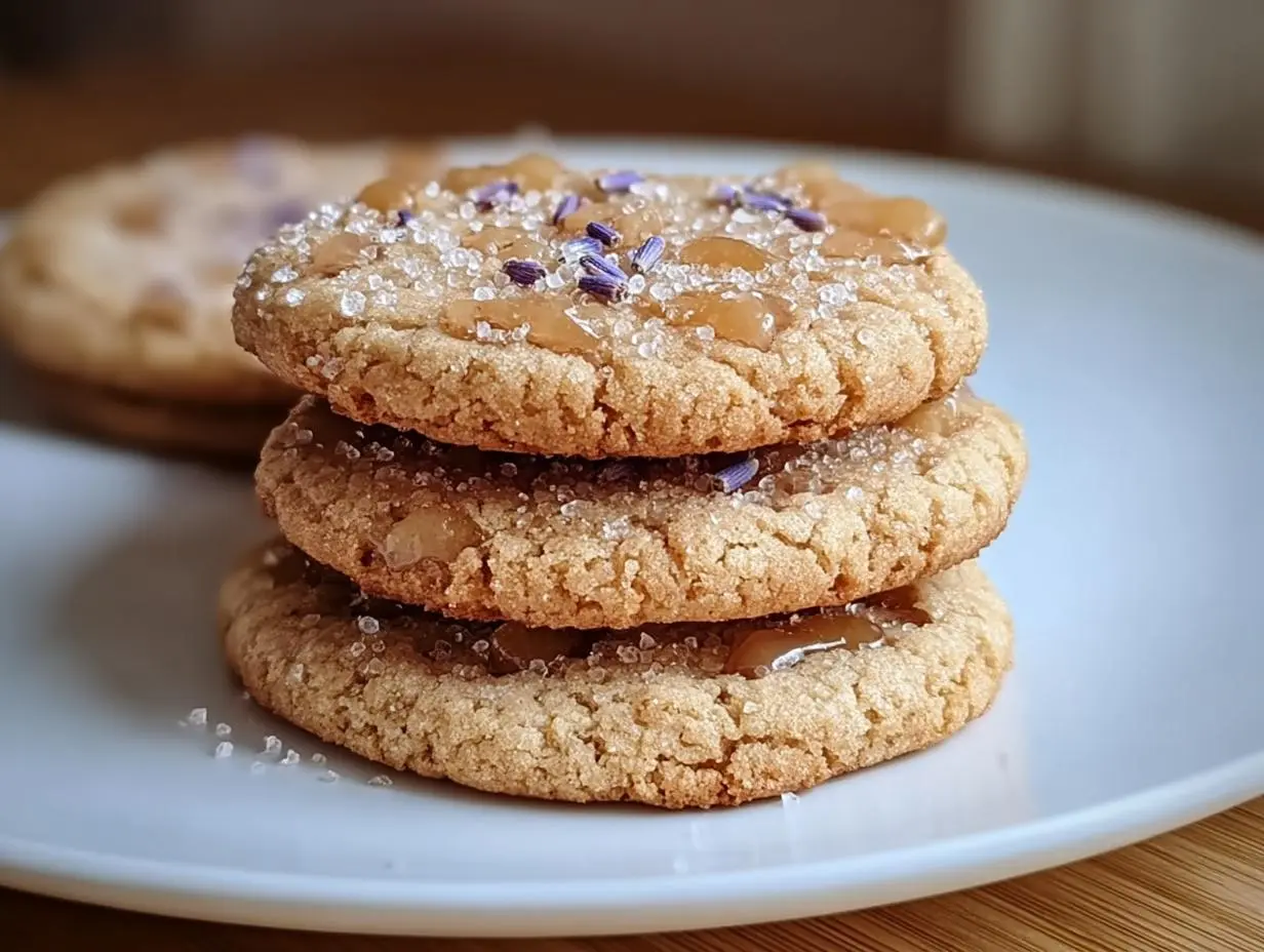Lavender Honey Crunch Cookies