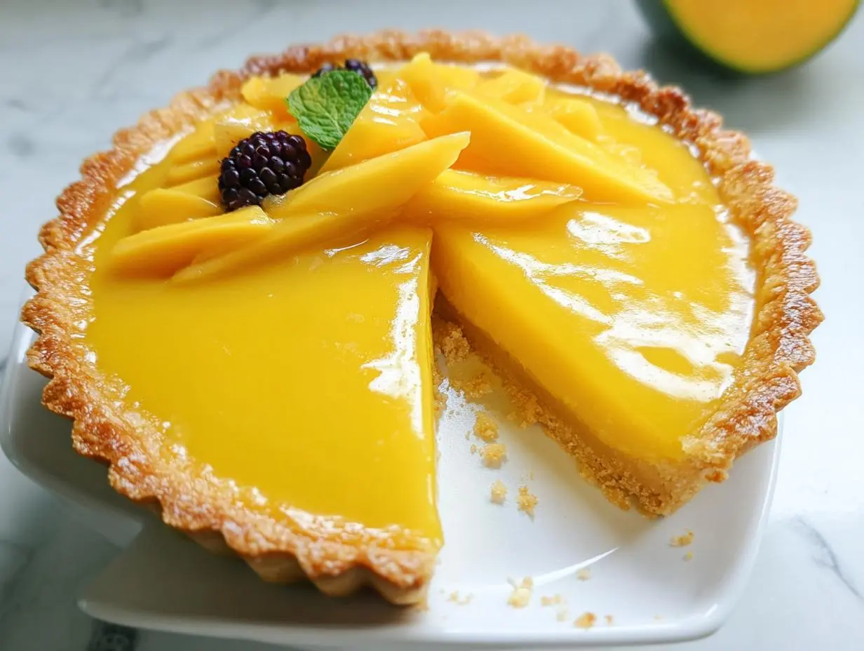 Mango Curd Tart Recipe
