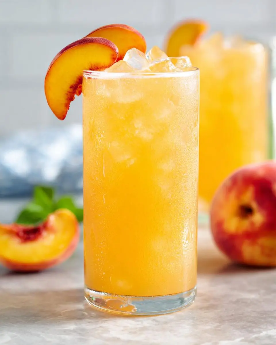 Peach Lemonade 1 Peach Lemonade