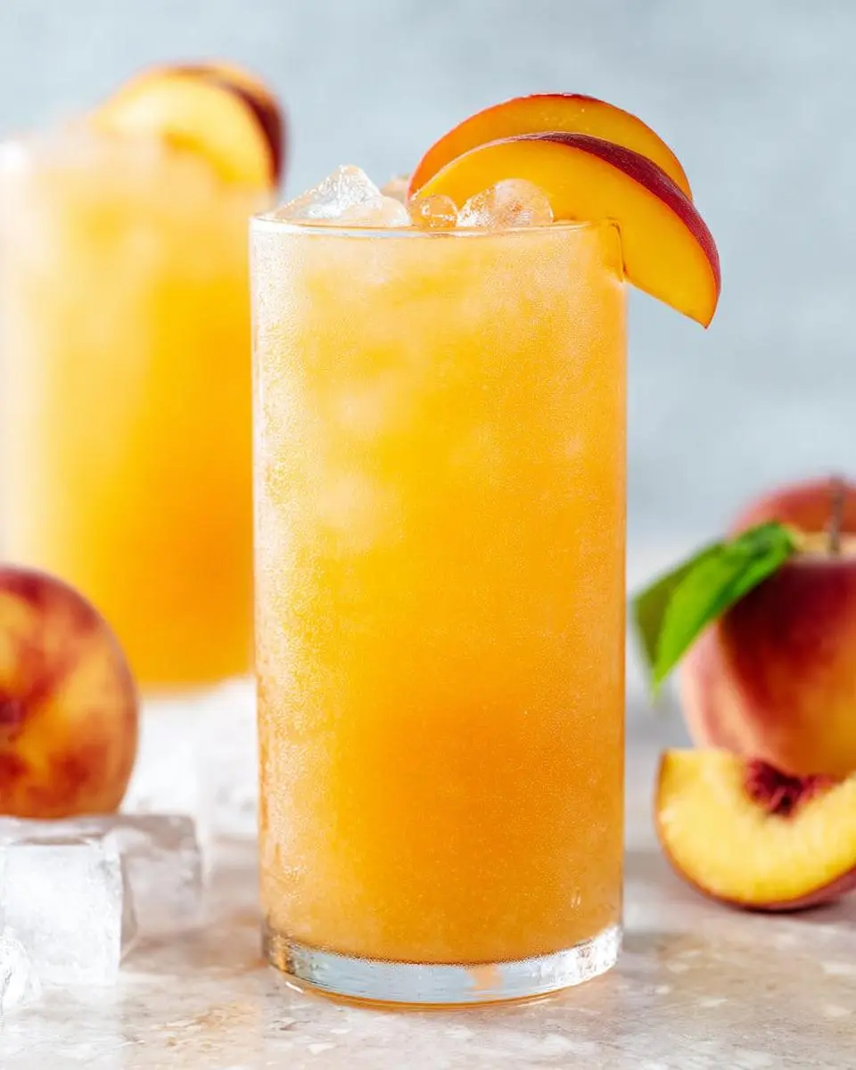 Peach Lemonade 2 Peach Lemonade