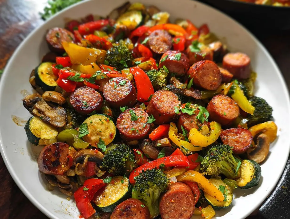Sausage and Veggies Skillet
