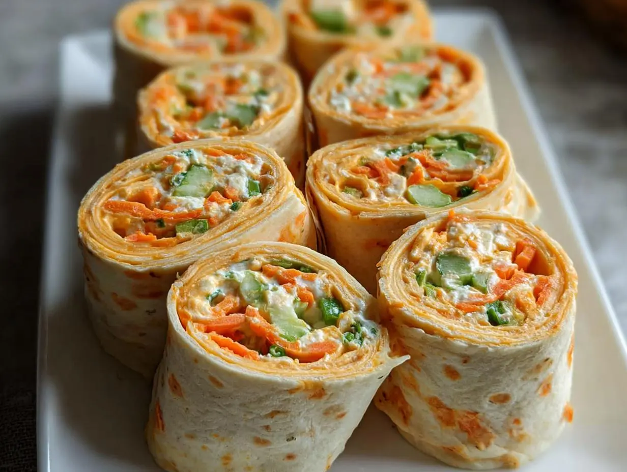 Vegetable Tortilla Roll Ups
