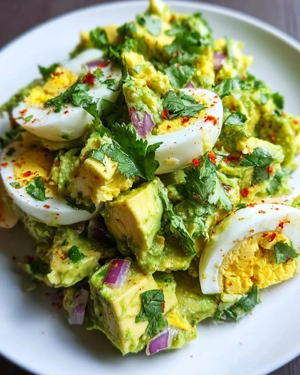 10-Minute Workout Egg Avocado Salad Fuel 1 Workout Egg Avocado Salad